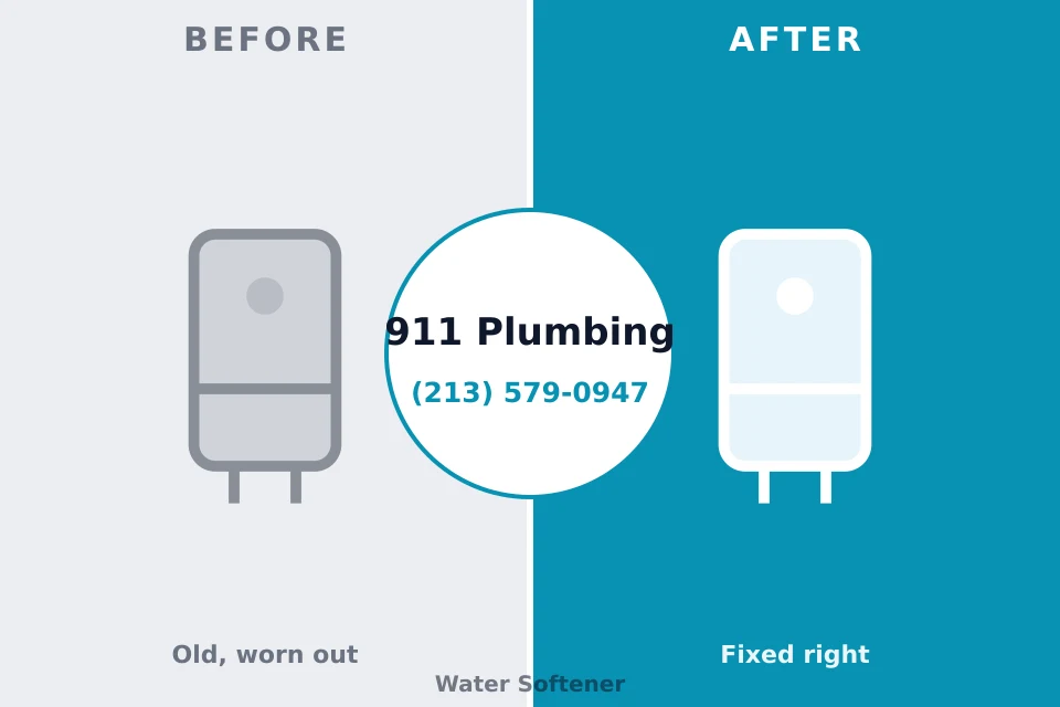 Before and after: plumbing repair Woodville, TX